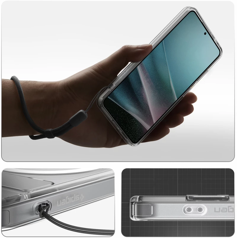 Spigen Ultra Hybrid S Mag MagSafe Case for Samsung Galaxy S26+ - Clear and White