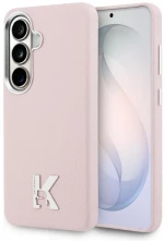 Karl Lagerfeld K Metal Logo MagSafe Case for Samsung Galaxy S26 - Pink