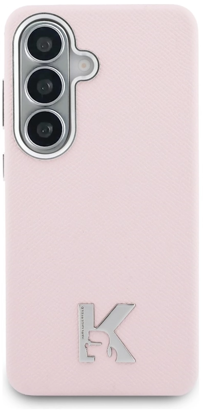 Karl Lagerfeld K Metal Logo MagSafe Case for Samsung Galaxy S26 - Pink