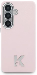 Karl Lagerfeld K Metal Logo MagSafe Case for Samsung Galaxy S26 - Pink