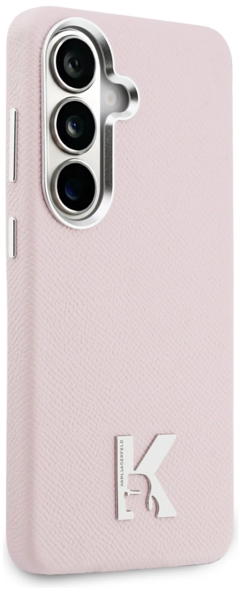 Karl Lagerfeld K Metal Logo MagSafe Case for Samsung Galaxy S26 - Pink