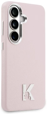 Karl Lagerfeld K Metal Logo MagSafe Case for Samsung Galaxy S26 - Pink