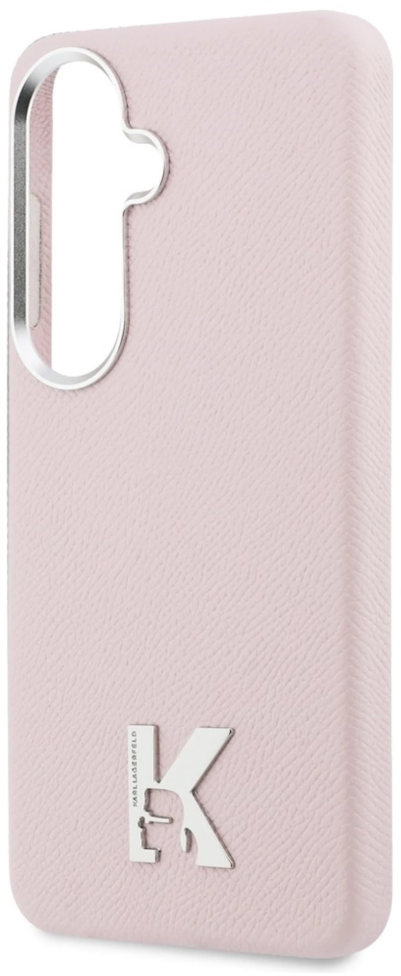 Karl Lagerfeld K Metal Logo MagSafe Case for Samsung Galaxy S26 - Pink