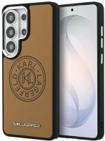 Karl Lagerfeld Perforated KL MagSafe Case for Samsung Galaxy S26 Ultra - Brown