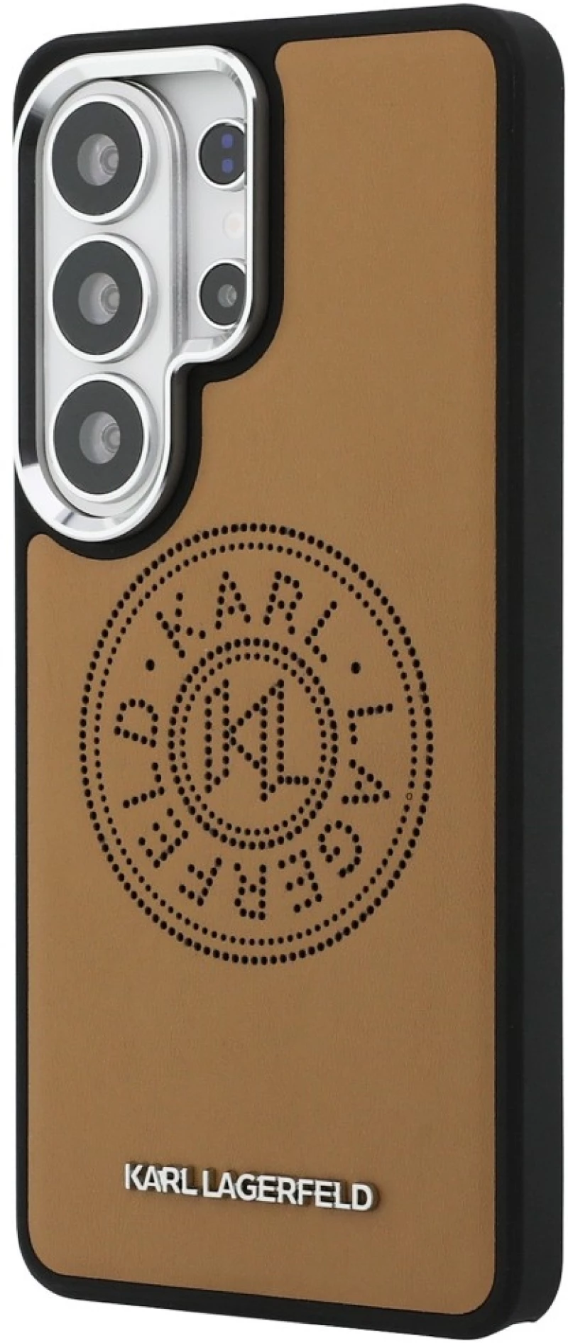 Karl Lagerfeld Perforated KL MagSafe Case for Samsung Galaxy S26 Ultra - Brown