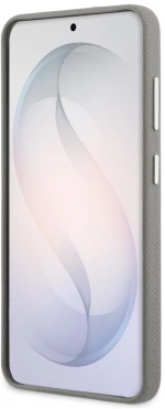 Karl Lagerfeld Saffiano Double Heads Metal case for Samsung Galaxy S26 - silver