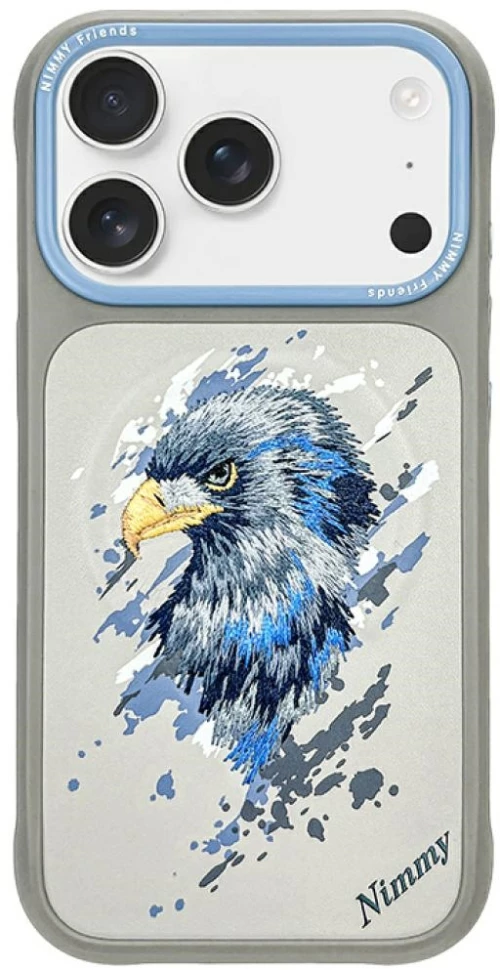 Nimmy Eagle MagSafe Case for iPhone 17 Pro Max - Gray