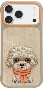 Nimmy Big Eyed Pet 2.0 Dog Case for iPhone 17 Pro - Beige