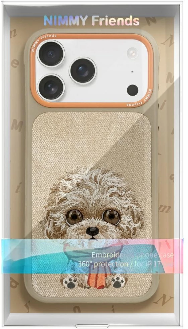 Nimmy Big Eyed Pet 2.0 Dog Case for iPhone 17 Pro - Beige