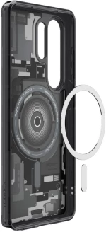 Spigen Ultra Hybrid Mag MagSafe Case for Samsung Galaxy S26 Ultra Zero One - Clear Black