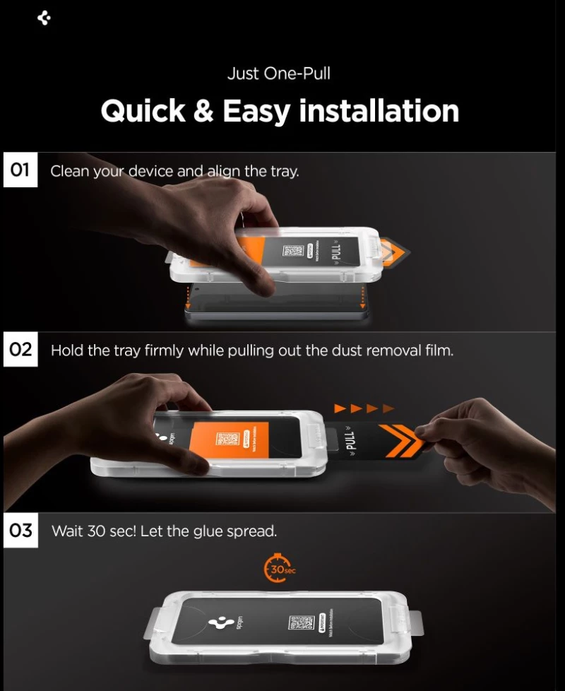 Spigen Glas.Tr Ez Fit Pro HD Privacy Glass for Samsung Galaxy S26+