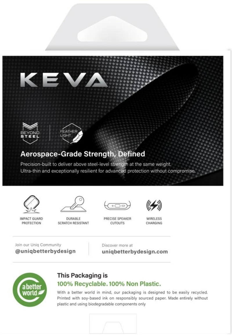 Uniq Keva Prime Case for AirPods Pro 3 - Black