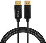 Savio CL-206 DisplayPort cable 3 m Black