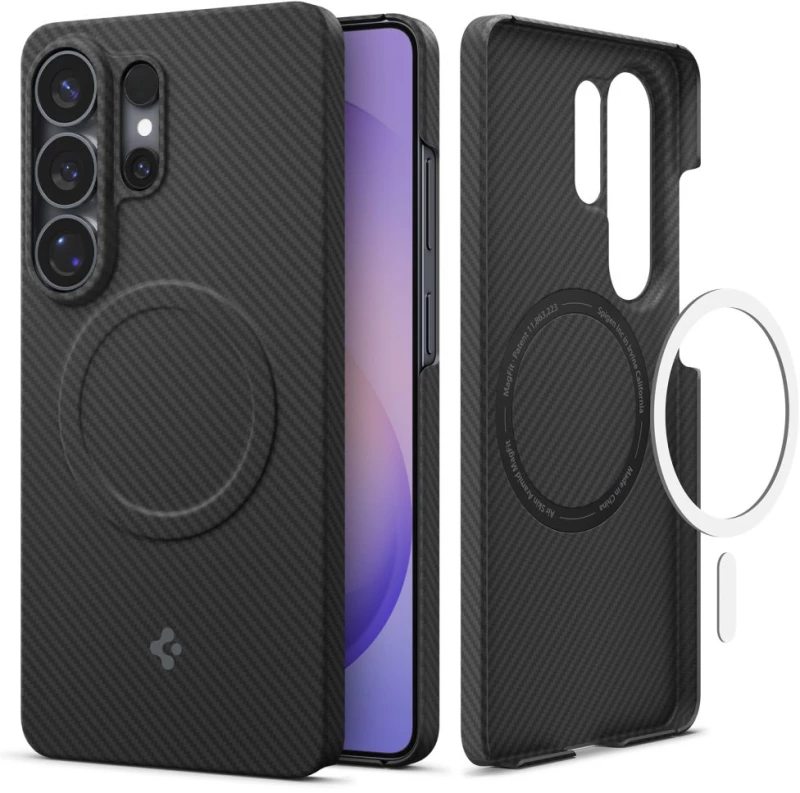 Spigen AirSkin Aramid Mag MagSafe Case for Samsung Galaxy S26 Ultra - Black