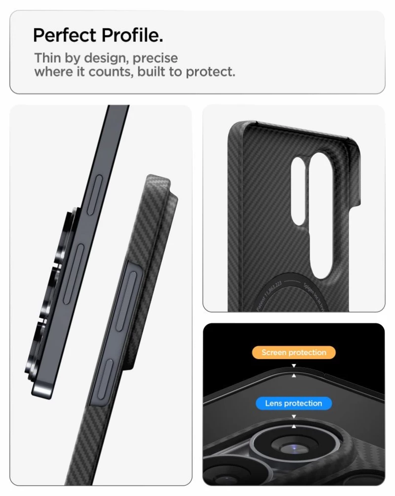 Spigen AirSkin Aramid Mag MagSafe Case for Samsung Galaxy S26 Ultra - Black