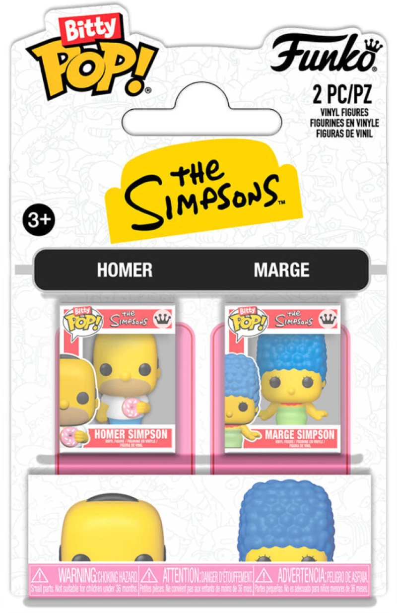 Bitty POP pack 2 figures The Simpsons Homer & Marge