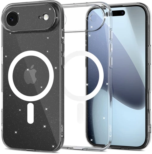 Tech-Protect FlexAir MagSafe Case for iPhone 17 Air - Clear Glitter