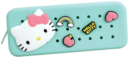HELLO KITTY - Silicone Pencil Case with pins