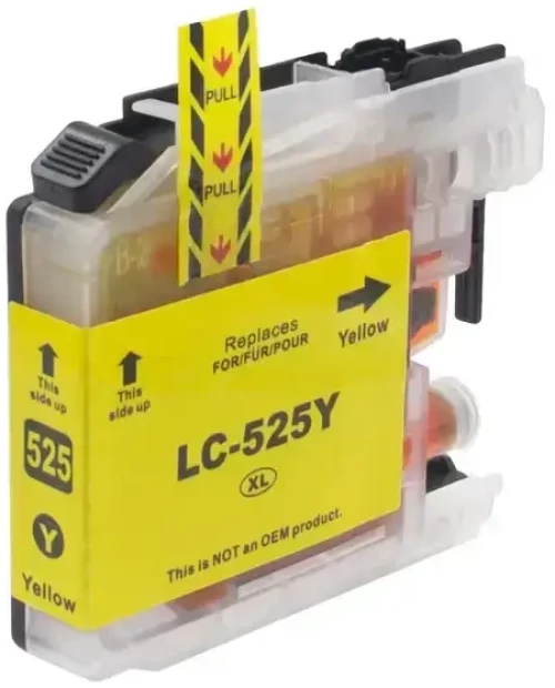 Συμβατό μελάνι BROTHER LC525XL YELLOW