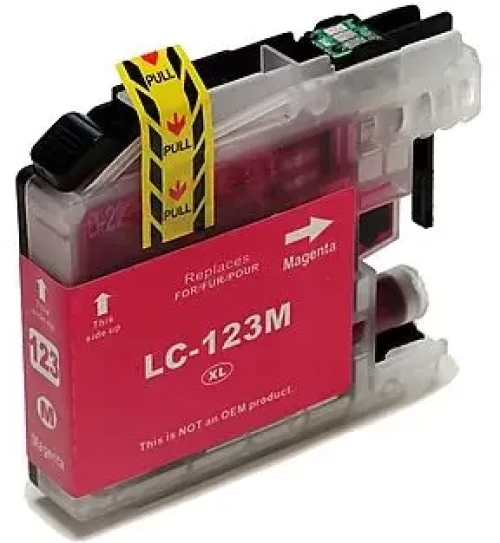 Συμβατό μελάνι Brother LC123 MAGENTA