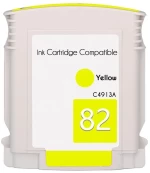 Συμβατό μελάνι HP 82 Yellow C4913A