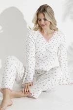 Πιτζάμα Γυναικεία Homewear 4043 - ΕΚΡΟΥ
