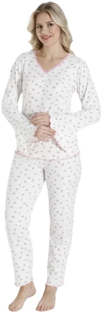 Πιτζάμα Γυναικεία Homewear 4043 - ΕΚΡΟΥ