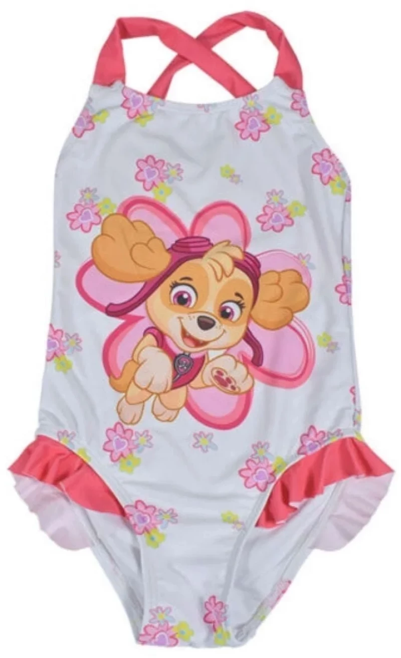 Ολόσωμο Μαγιό Paw Patrol Flowers PT94053 - ΠΟΛΥΧΡΩΜΟ