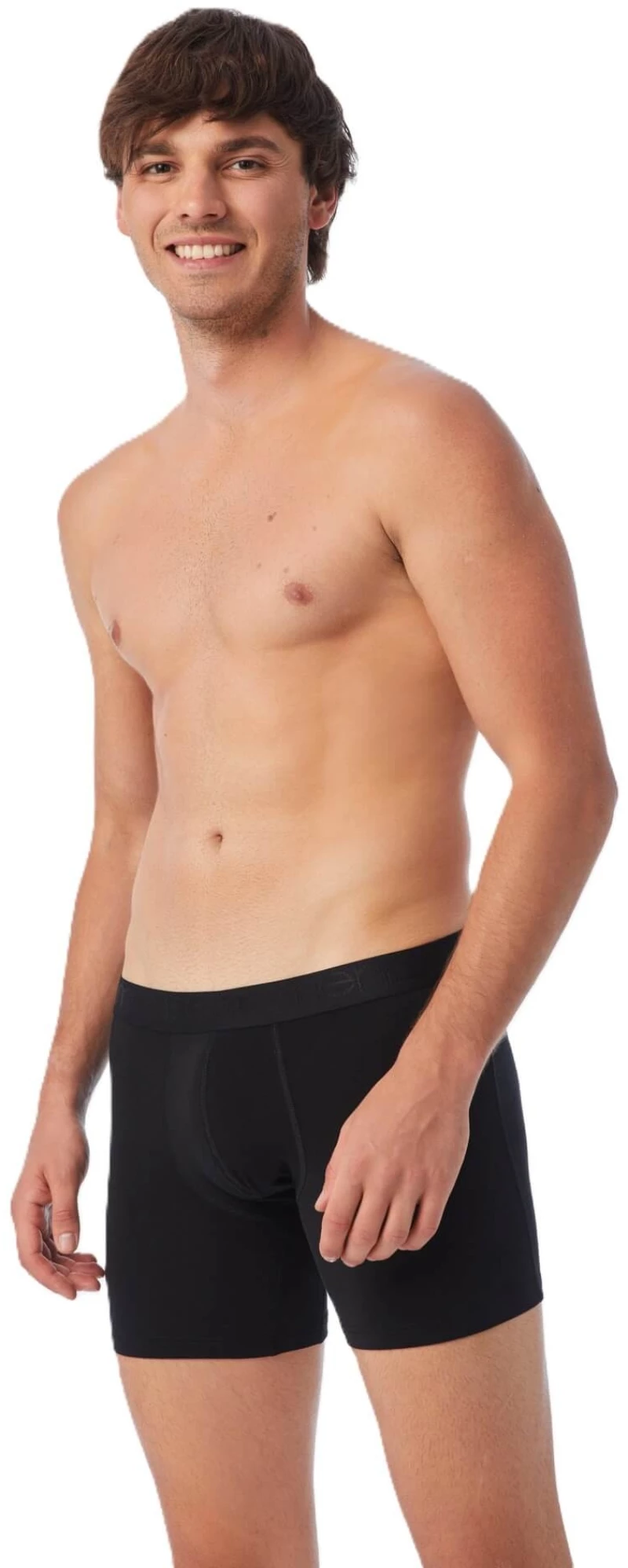 Μπόξερ ανδρών Minerva Long Mengear Tencel Modal 90-20483-045 Μαύρο 5207395037627
