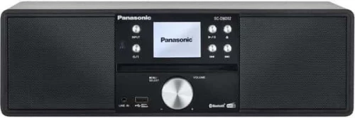 Panasonic Ηχοσύστημα 2.0 SC-DM202EG-K 24W με CD Player και Bluetooth Μαύρο