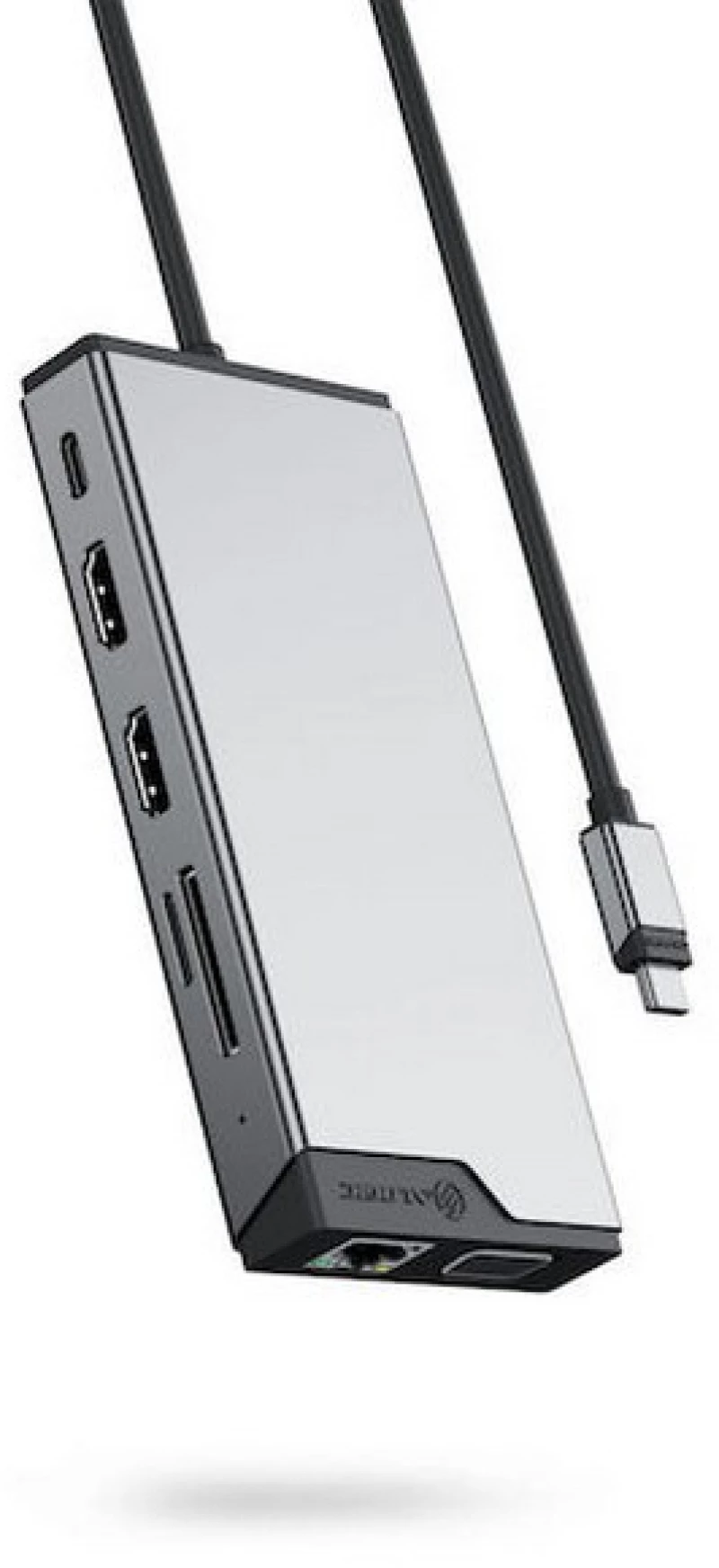 Alogic 12-in-1 USB-C Docking Station με HDMI 4K PD Ethernet και σύνδεση 3 Οθονών Γκρι