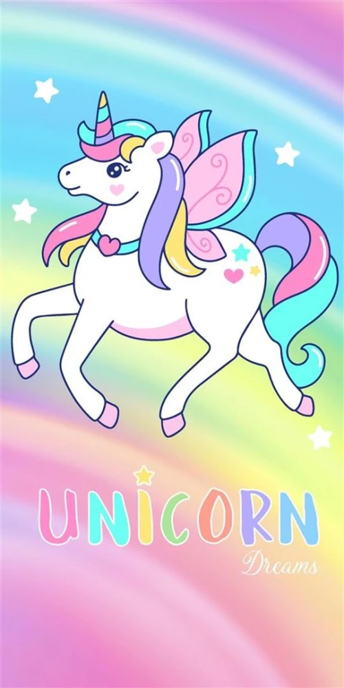 Πετσέτα Θαλάσσης Quick Dry Unicorn 458 70X140 Multi 100% Microfiber - -