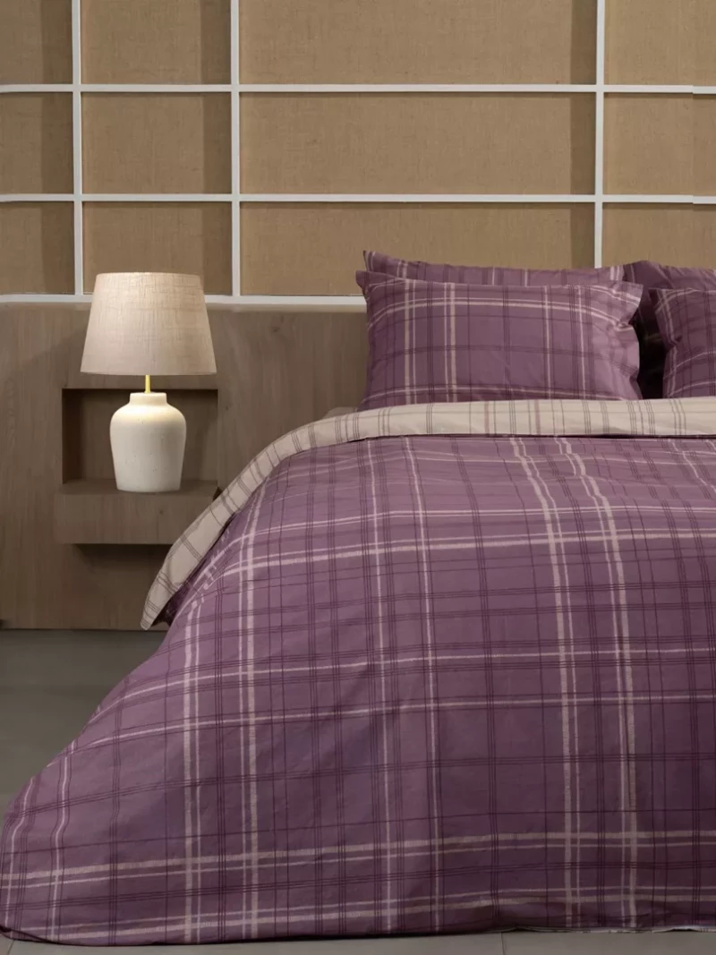 Παπλωματοθήκη Cotton Feelings 2066 Mauve Μονή (170x250) - -