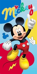 Πετσέτα Θαλάσσης Quick Dry Disney Home Mickey 179 70X140 Sky Blue 100% Microfiber - -