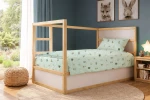 Σεντόνια Εμπριμέ Σετ 3 τεμ kids Bear's Playtime 593 160X240 Mint 100% Cotton - -