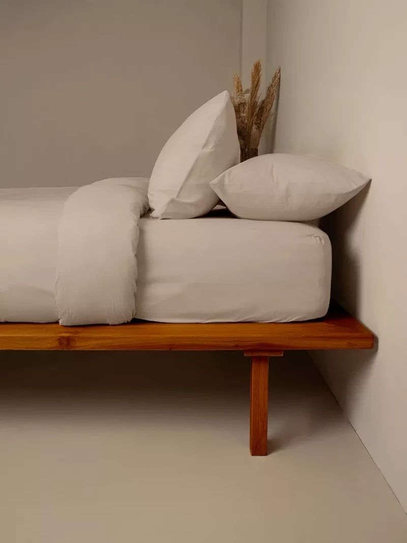 Κατωσέντονο Cotton Feelings 119 Mocha Μονό (100x200+30) - -
