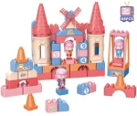 Σετ κατασκευών DIY με τουβλάκια - Block Castle - 68pcs - JX6747 - 233044