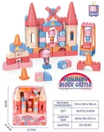 Σετ κατασκευών DIY με τουβλάκια - Block Castle - 68pcs - JX6747 - 233044