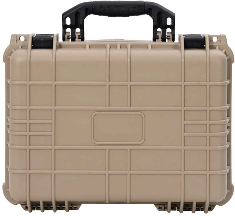 vidaXL Σκληρή βαλίτσα με αποθήκευση Άμμος 40,5 x 33 x 17,5 εκ.