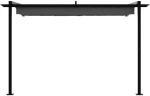 vidaXL Κιόσκι Ανθρακί 300 x 300 x 200 cm Πολυεστέρας
