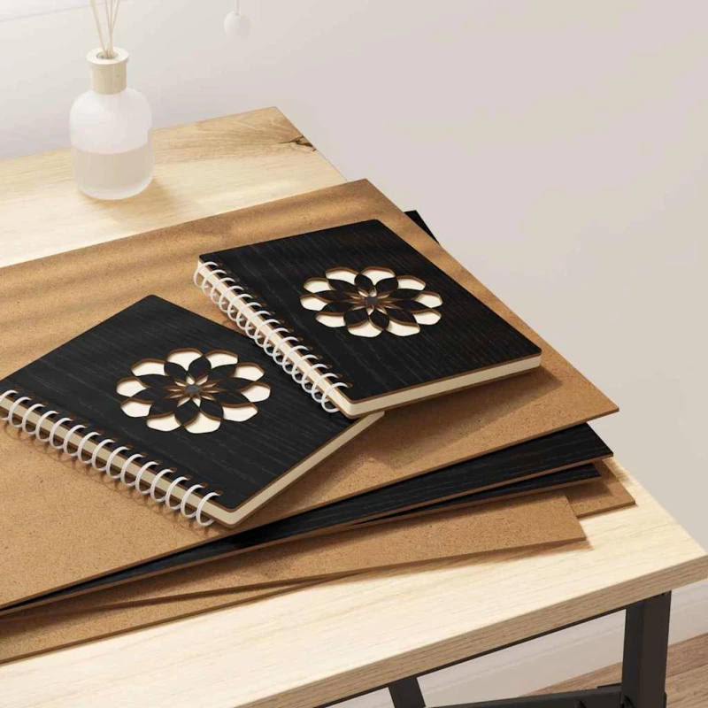 vidaXL Διακοσμητικά Πάνελ 50 pcs Μαύρη Οξυά 30 x 42 x 0.27 εκ