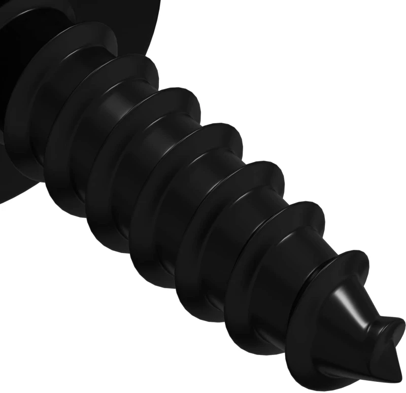vidaXL Βίδα Αυτο-τρυπητή 12 pcs Μαύρο 3,5 x 12 mm Σίδερο