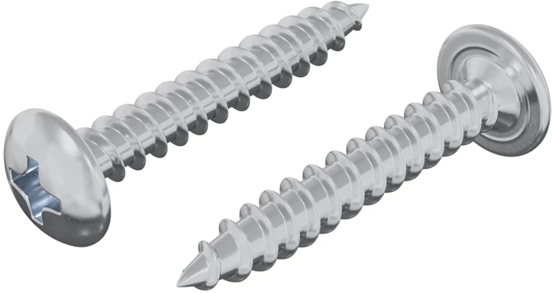 vidaXL Ξυλοβίδες 2 pcs Ασημί M4 x 25 mm Ατσάλι