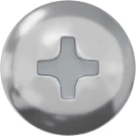 vidaXL Ξυλοβίδα 2 pcs Ασημί 9,8 x 53 mm Ατσάλι
