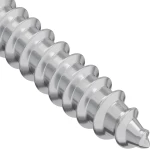 vidaXL Ξυλοβίδα 2 pcs Ασημί 9,8 x 53 mm Ατσάλι