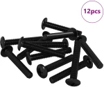 vidaXL Βίδα 12 pcs Ασημί 5 x 30 mm Σίδερο