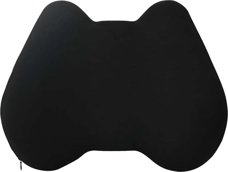 vidaXL Μαξιλάρι πλάτης Μαύρο Αφρός Μνήμης 40 x 32 x 13 εκ