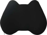 vidaXL Μαξιλάρι πλάτης Μαύρο Αφρός Μνήμης 40 x 32 x 13 εκ