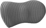 vidaXL Μαξιλάρι πλάτης Γκρι Αφρός Μνήμης 47,5 x 23 x 12 εκ