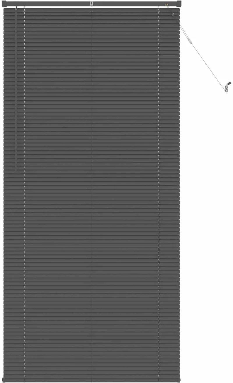 vidaXL Βενετσιάνικη Σκίαση Ασημί Γκρι 213 x 70 εκ PVC
